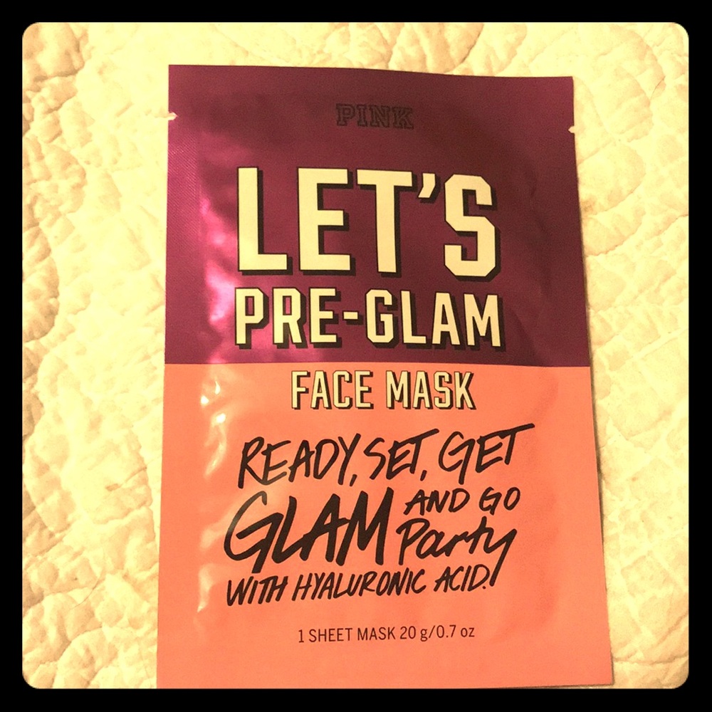 PINK, Victoria’s Secret “LETS PRE-GLAM” FACE MASK